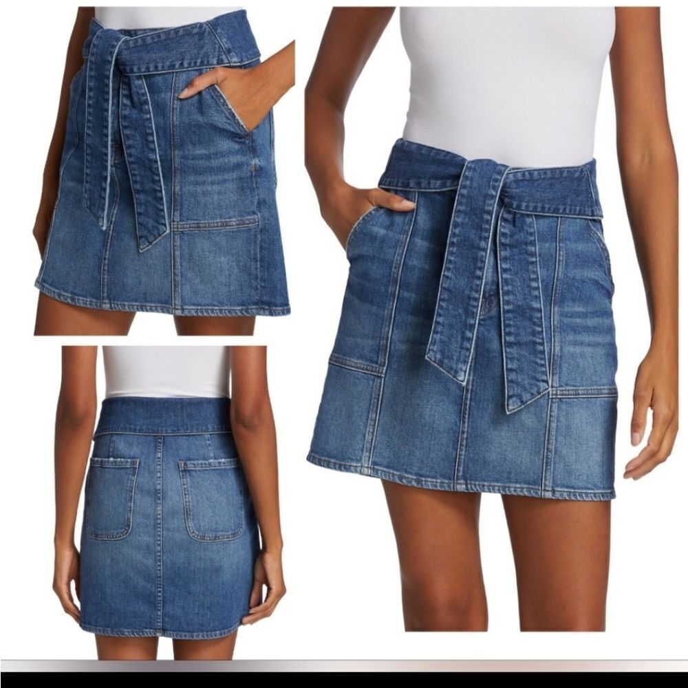 NWOT Jonathan Simkhai Jean Skirt